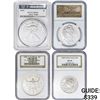 Image 1 : [4] 1996-2019 Varied Silver Coinage PCGS/NGC MS/PR69/70