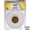 Image 1 : 1873 Indian Head Cent ANACS AU50 Open 3