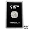 Image 1 : 1884-CC Morgan Silver Dollar   GSA