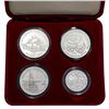 Image 2 : 1988 USSR Silver and Palladium 4 Coin Proof Set