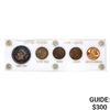 Image 1 : 1856-1962 US Type Cents Collection [5 Coins]