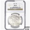 Image 1 : 1923 Silver Peace Dollar NGC MS64