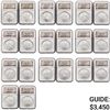 Image 1 : 2005-W 20th Anniv. 1oz Silver Eagle Collection [20 Coins] NGC PF69 Ultra Cameo