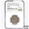 Image 1 : 1781 MC Germany 1/6 Thaler NGC VF20