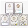 Image 2 : [5]1937-1944 5C Buffalo & 10C Mercury NGC/PCGS
