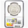 Image 2 : 1886 Morgan Silver Dollar NGC MS61 PL
