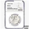 Image 1 : 1945-S Walking Liberty Half Dollar NGC MS65