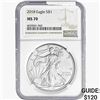 Image 1 : 2018 Silver Eagle NGC MS70