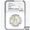 Image 1 : 1938 New Rochelle Half Dollar NGC MS65