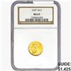 Image 1 : 1929 $2.50 Gold Quarter Eagle NGC MS63