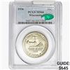 Image 1 : 1936 CAC Wisconsin Half Dollar PCGS MS66