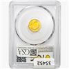 Image 2 : 1873 Rare Gold Dollar PCGS AU58 Open 3