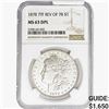 Image 1 : 1878 REV78 Morgan Silver Dollar NGC MS63 DPL