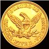 Image 2 : 1861 $5 Gold Half Eagle UNCIRCULATED