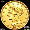 Image 1 : 1858 $2.50 Gold Quarter Eagle UNCIRCULATED