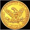 Image 2 : 1847 $5 Gold Half Eagle UNCIRCULATED
