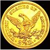 Image 2 : 1845-D $2.50 Gold Quarter Eagle UNCIRCULATED