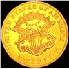 Image 2 : 1858 $20 Gold Double Eagle UNCIRCULATED