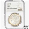 Image 1 : 1889 Morgan Silver Dollar NGC MS63