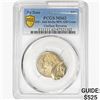 Image 1 : ND Mint Err 5C 2nd Strike 80% Off-Center PCGS MS62