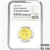 Image 1 : 1997-W .2419oz Gold Jackie Robinson $5 NGC PF70 UC