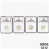 Image 1 : [4] 1942&1945 Jefferson Nickel NGC MS66