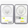 Image 2 : [2] 2006-W&2010-W Silver Eagle NGC PF70 UC