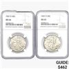 Image 1 : [2] 1947-D Walking Liberty Half Dollar NGC MS64/65