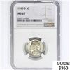 Image 1 : 1945-S Jefferson Nickel NGC MS67