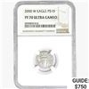 Image 1 : 2000-W Silver Eagle NGC PF70 UC $10 1/10oz. Plat.