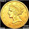 Image 1 : 1846-O $5 Gold Half Eagle CHOICE BU