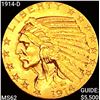 Image 1 : 1914-D $5 Gold Half Eagle UNCIRCULATED