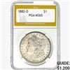 Image 1 : 1882-O Morgan Silver Dollar PGA MS65