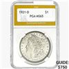 Image 1 : 1921-D Morgan Silver Dollar PGA MS65