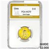 Image 1 : 1999 1/4oz $10 AGE PGA MS70