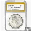 Image 1 : 1878 REV78 Morgan Silver Dollar PGA MS64 DMPL