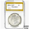 Image 1 : 1878 7/8TF Morgan Silver Dollar PGA MS63+