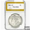 Image 1 : 1881-CC Morgan Silver Dollar PGA MS66
