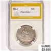Image 1 : 1864 Seated Liberty Half Dollar PGA MS61
