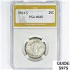 Image 1 : 1924-S Standing Liberty Quarter PGA MS60