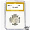 Image 1 : 1932-S Washington Silver Quarter PGA MS63