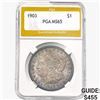 Image 1 : 1903 Morgan Silver Dollar PGA MS65