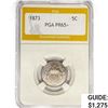 Image 1 : 1873 Shield Nickel PGA PR65+