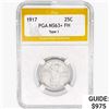 Image 1 : 1917 Standing Liberty Quarter PGA MS63+ FH Type 1
