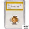 Image 1 : 1921-S Wheat Cent PGA MS62 RED