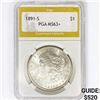 1891-S Morgan Silver Dollar PGA MS63+