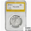 1918-S Walking Liberty Half Dollar PGA AU58