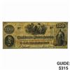 Image 1 : 1862 $100 Confederate States of America Note