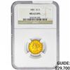 Image 1 : 1885 $2.50 Gold Quarter Eagle NGC MS62 DPL