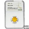Image 1 : 1885 Rare Gold Dollar NGC MS62 DPL